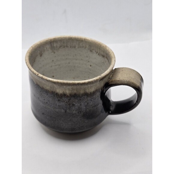 Studio Art Pottery Coffee Mug Blue Tones Stoneware Signed - Picture 3 of 10